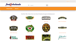 Desktop Screenshot of foodewholesale.com