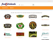 Tablet Screenshot of foodewholesale.com